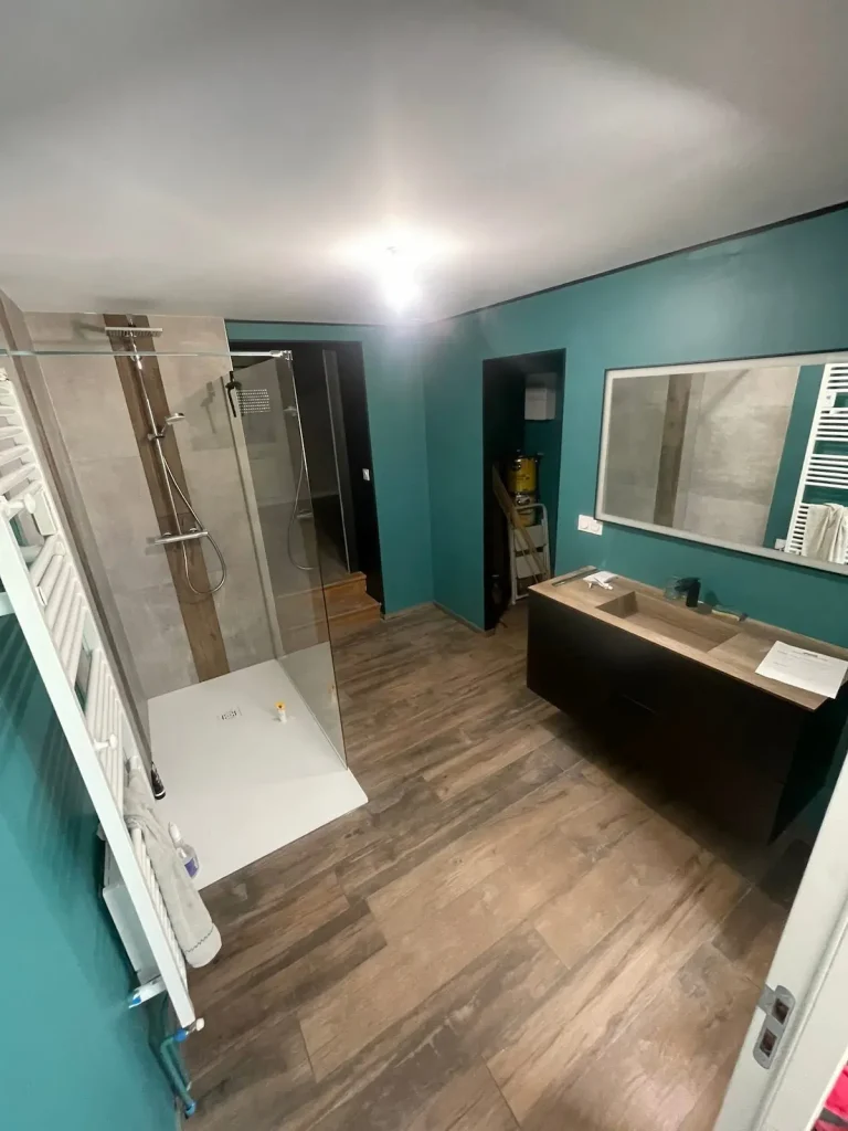 Carrelage salle de bain sillans